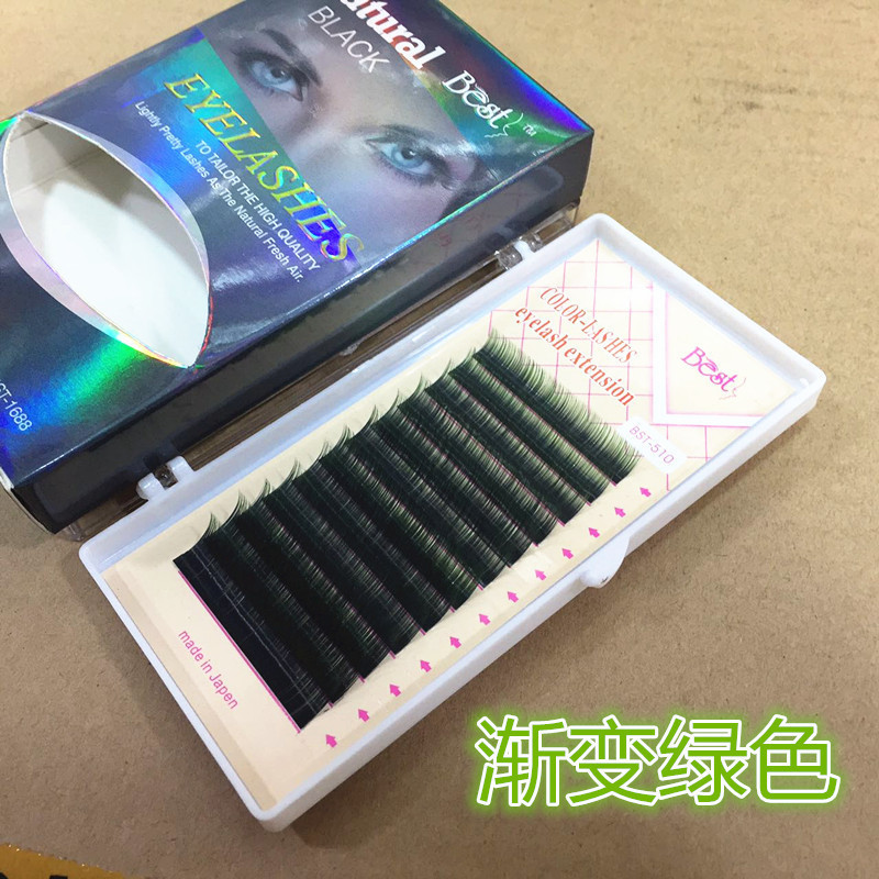 新しいグラデーションカラーつけまつげミンクヘアナチュラルシミュレーションまつげ植毛まつげ美容まつげ特別なまつげ移植卸売|undefined