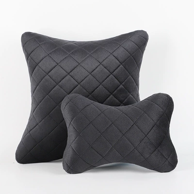 Seat Pillow, Car Cervical Pillow, Headrest - plush-quilted-headrest-pillow