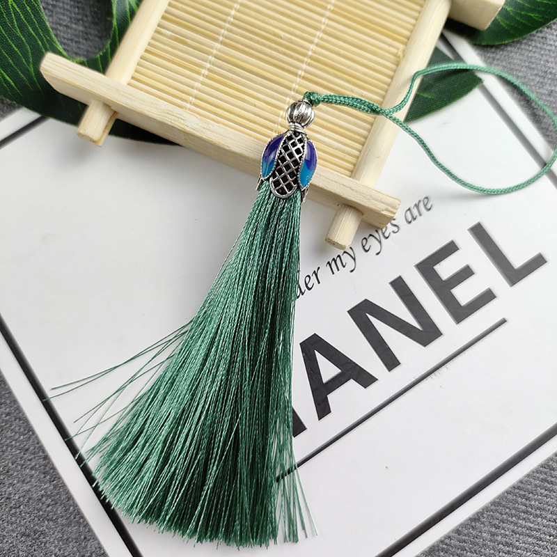 Nueva borla cloisonne corona borla colgante borla nudo chino coche colgante ventas directas de la fábrica