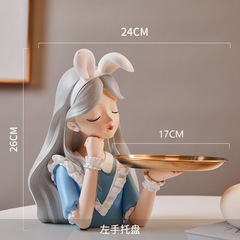 バニーガール玄関キークロスボーダー収納装飾品フラワーアレンジメント家の装飾リビングルームオープニング新築祝いギフトは発送できます