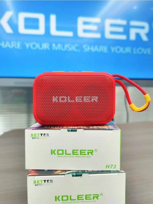 Koleerの新型h 73ブルートゥーススピーカーの低音は携帯して屋外の無線の音響のカードのサブウーファのスピーカーを持ちます。|undefined