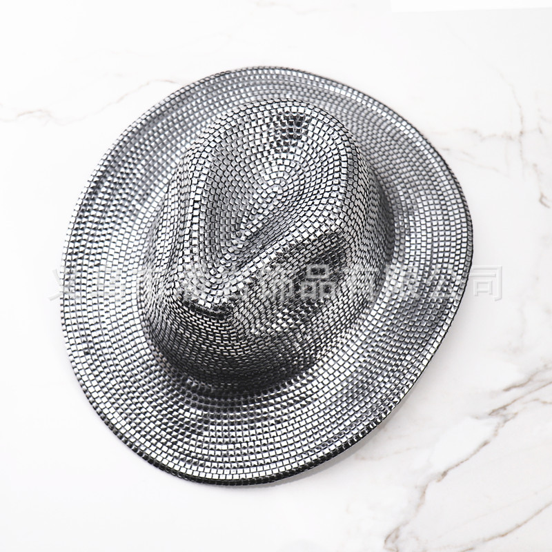 Amazon transfronterizo nuevo sombrero de verano jazz sombrero de copa británico hombres y mujeres sombrero de rendimiento sombrero de protección solar a prueba de sol