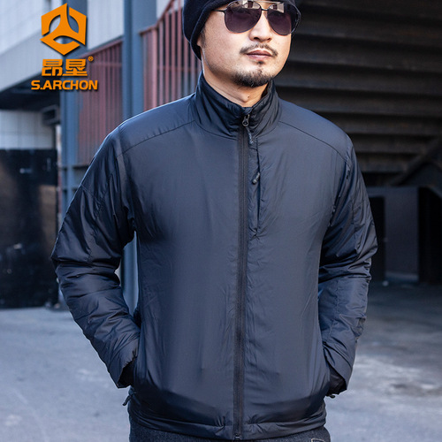 Angken Titan Heat Reflective Tactical Cotton Jacket Men's Spring and Autumn Windproof Warm and Cold Jacket Outdoor Cotton Jacket Men's Jacket