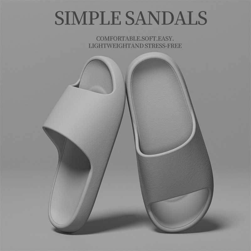 2309 가죽 패턴 샌들 그레이