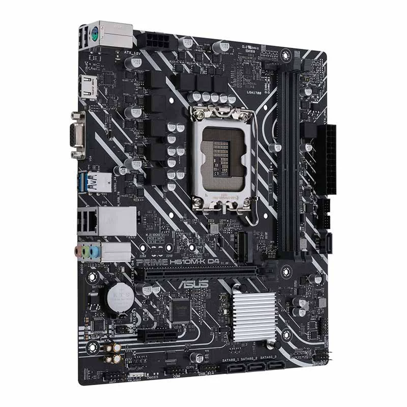 [Мастерская серия PRIME H610M-K материнская плата D4 для ПК, поддержка DDR4 (H610/LGA 1700)]