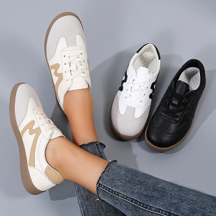 2025 Spring and Autumn New German Training Forrest Gump Shoes Women's Shoes Casual White Shoes Women's Single Shoes Flat Running sneaker