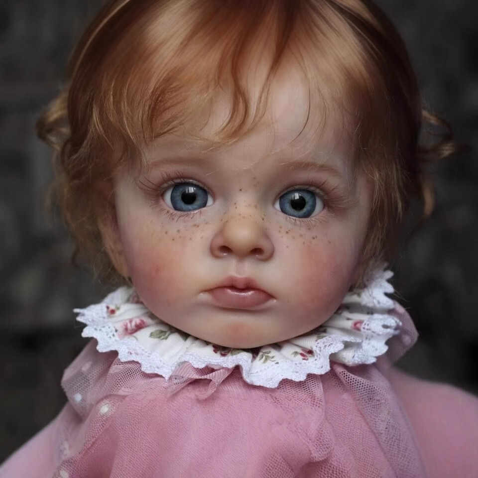 Muñeca realista pintada a mano de alta gama con piel 3D NPK, 60 cm, con venas y líneas de sangre visibles Tutti.