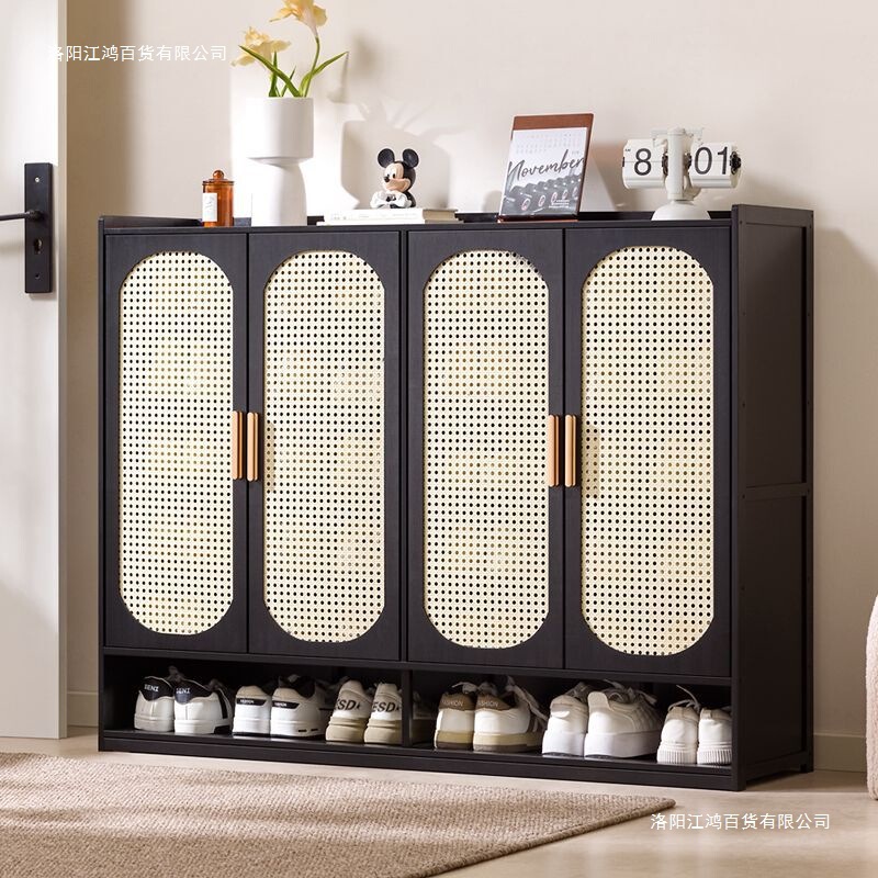 New 2025 Indoor Storage Cabinet Shoe Cabinet for Home Entrance Hallway Large Capacity with Doors Breathable Shoe Rack