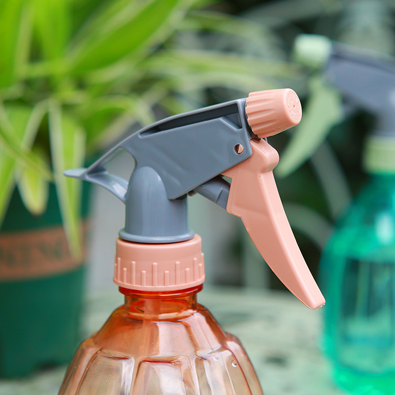 Regadera de 500ml Tipo Melón, Colores Caramelo, Pulverizador de Jardinería