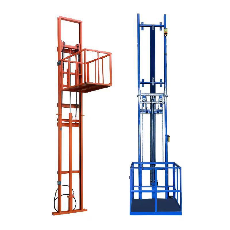 电动液压升降平台家用小型电梯货梯导轨仓库升降机简易厂房提升机