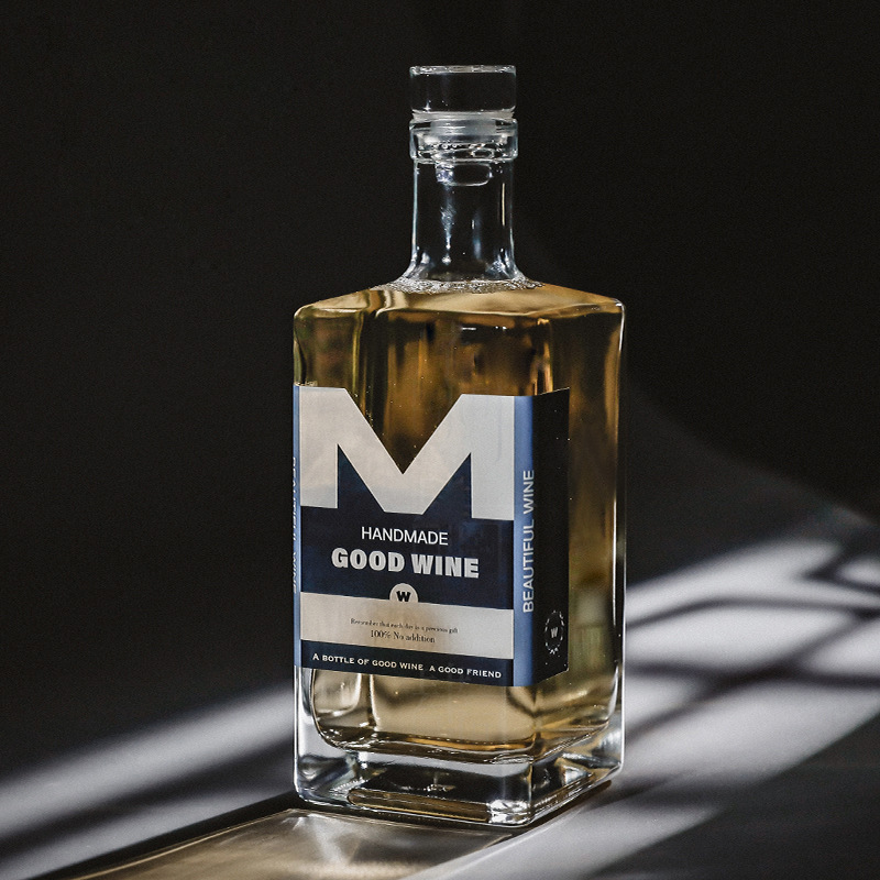 500ml玻璃酒瓶空瓶 密封专用自酿果酒瓶空酒瓶泡酒玻璃瓶白酒瓶