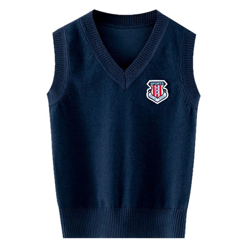 Estilo coreano ropa de los niños 2023 otoño nuevo niñas suéter chaleco niños otoño Universidad Chaleco de punto al por mayor