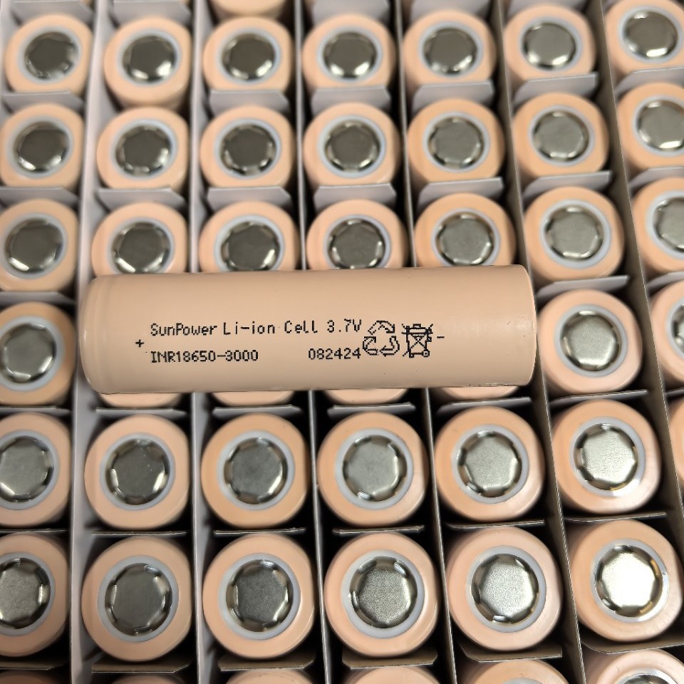 三杰18650 3000mah 10C动力锂电池3.7V电动工具吸尘器高功率