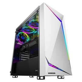 撒哈拉 神光7号 电脑机箱台式机全侧透大板ATX主机箱水冷游戏外壳