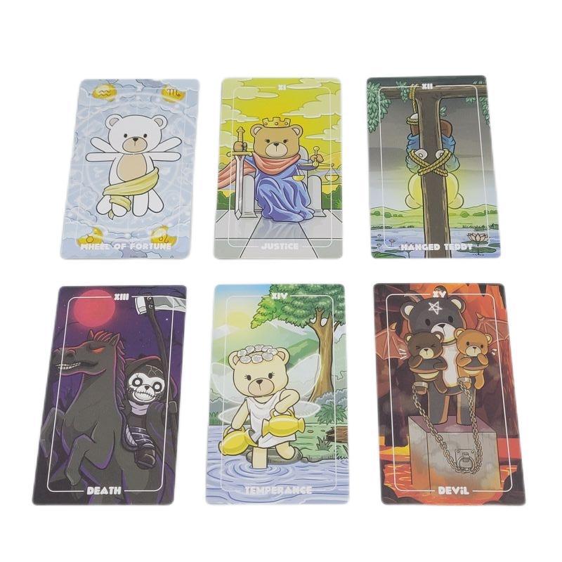 Teddy Bear Tarot Oracle Cards Party Board Game Deck_voghion.com