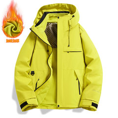 石墨烯银狐绒三合一户外冲锋衣防风防水情侣登山服冬季保暖外套