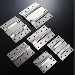 不锈钢双开弹簧合页自由门双向活页牛仔门栅栏自动关门合叶铰链