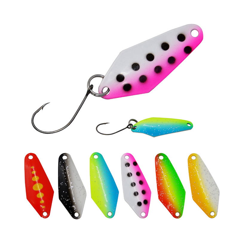 Road sub- Sequins Amazon 2.3g colour Spoon Makou Trout Salmon Bionic Lure Bait freshwater