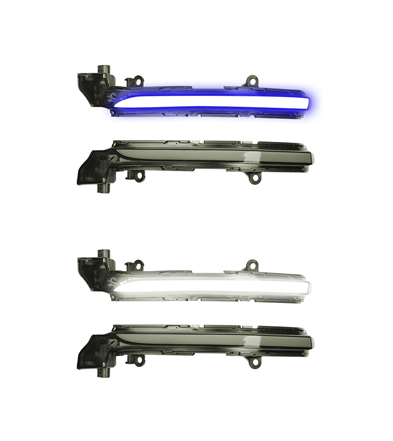 Suitable for Jaguar XEL XFL XF XJ F-TYPE rearview mirror running water turn signal day running light dynamic blue