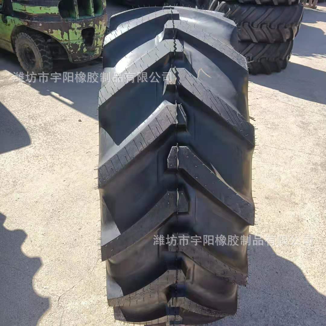 拖拉机轮胎 460/70R24 钢丝农业青贮机轮胎  17.5LR24