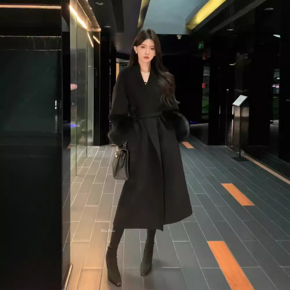 (마오도두) 24 가을 포원 한식 롱 코트 멋쟁이