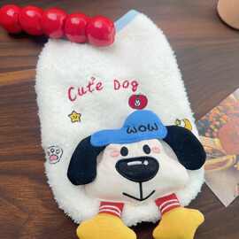 中小型犬公仔狗狗衣服云朵绒秋冬保暖加厚雪纳瑞泰迪比熊博美小狗