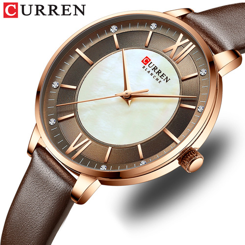 Curren/Carren 9080 Women's Watch, Fashion Women's Watch, Casual Strap Watch, Imported Watch Bracelet