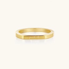 跨境新款 Fuckit Strip Ring  Fuckit素圈戒指情侣指环简约设计款