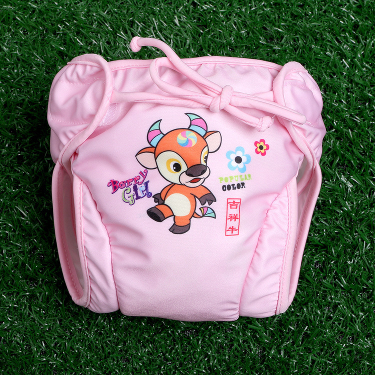 Children's Leak-Proof Swimming Trunks for Boys and Girls, Adjustable Waterproof and Diaper-Proof Baby Swimming Trunks for Boys and Girls