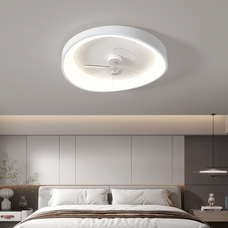 Restaurant Chandelier Nordic Modern Simple Dining Table Bar Fan Lamp Tmall Bedroom Room Fan Ceiling Lamp
