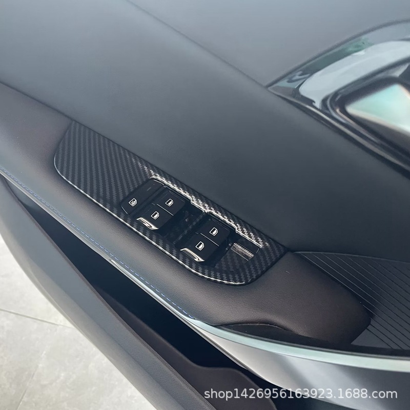 23 Mulan interruptor de cristal del coche modificación aplicable famosa Mulan interior apoyabrazos ventana botón decoración M