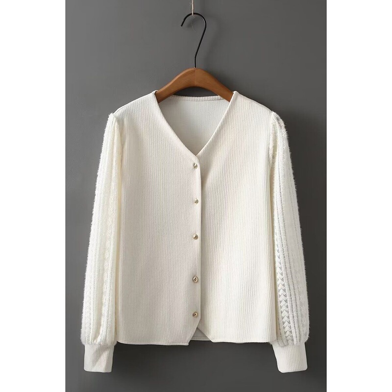 Plus-Size Women's Clothing for Spring and Autumn, New 100kg Style, Long-Sleeve Shirt Jacket, Korean-Style Cardigan Top, Trendy