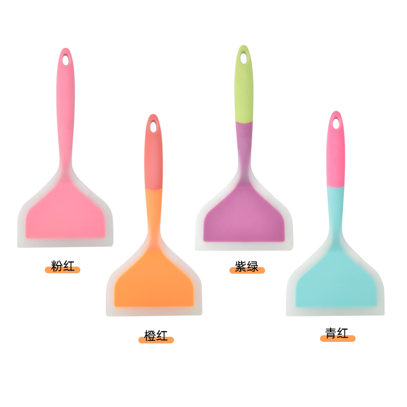 Silicone tamagoyaki spatula silicone wide mouth frying spatula translucent tamagoyaki spatula kitchen tools cooking spatula
