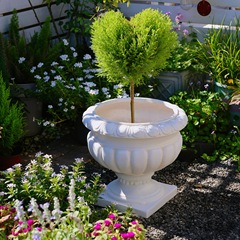 対外貿易のメーカーは直接にヨーロッパ式のローマの柱のローマのカボチャの植木鉢の庭の花園の装飾の置物の工芸品を卸売りします。