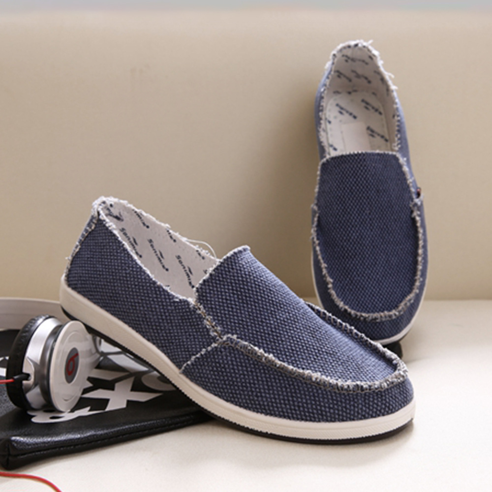 Slip-on men's shoes, fashionable canvas shoes, breathable casual trendy shoes, cross-border wholesale men's shoes, dropshipping men's shoes