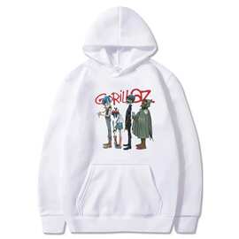 2026春秋Gorillaz周边印花连帽卫衣男女长袖休闲外套上衣潮流百搭