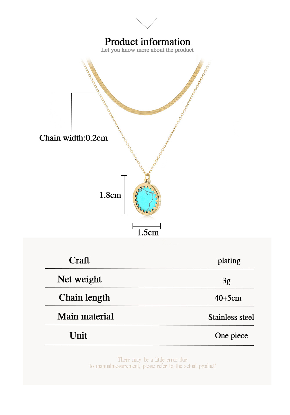 Stainless Steel Titanium Steel Fashion Patchwork Plating Geometric Pendant Necklace display picture 2