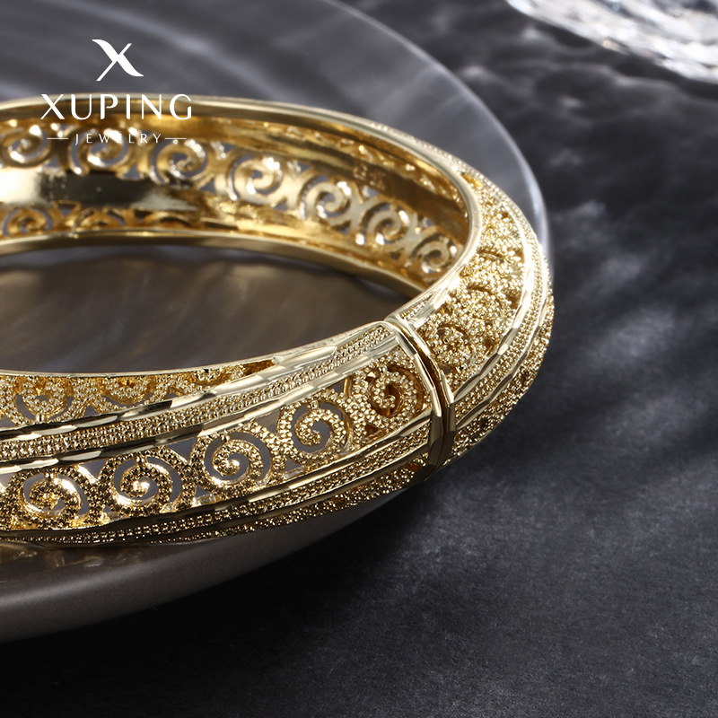 Xuping Europa, América, África, pulsera de aleación de moda, brazalete de novia, brazalete de oro 14 quilates para niños