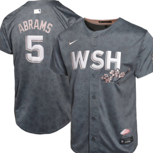 Foreign Trade Baseball Uniform Nationals Mlb Nationals 22 # Soto 5. # Abrams City Connect.