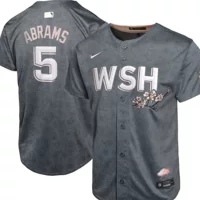 Внешняя торговля бейсбольный костюм национальная команда mlb Nationals 22 # soto 5 # Abrams City Connect