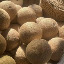 跨境新品 麻绳绕球、棉绳绕球 商场店铺装饰装扮宠物用品配件