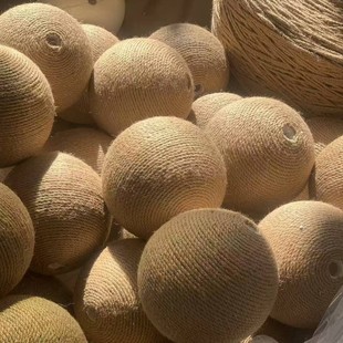 Cross-border New Products Hemp Rope Winding Ball, Cotton Rope Winding Ball Mall Shop Decoration Dress Pet Accessories