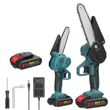 电链锯电锯充电锂电锯手提式电链锯家用户外无线小型锯树伐木砍树