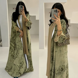 穆斯林服饰;大码连衣裙;连衣裙