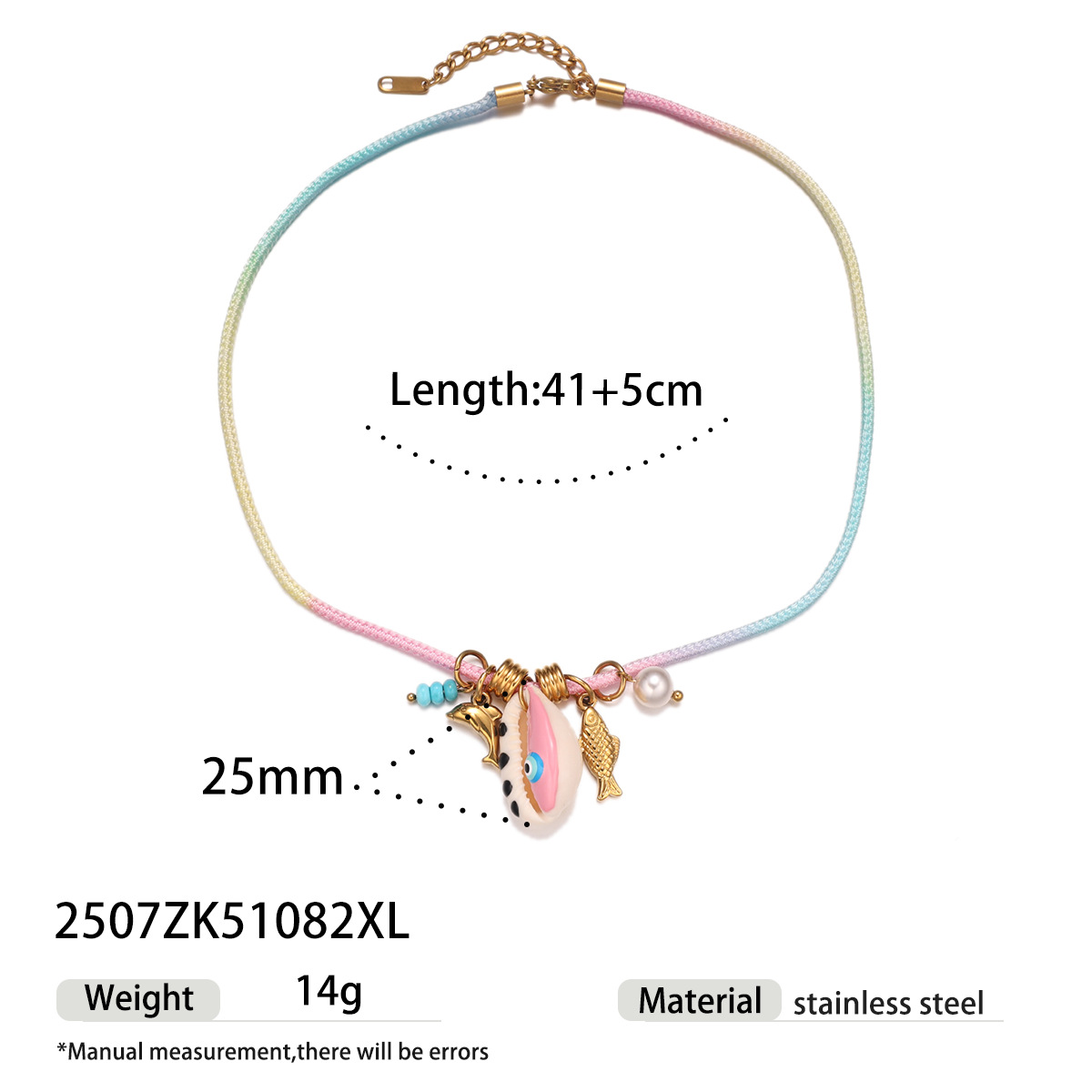 TENA Europa y los Estados Unidos de playa concha de mariscos colgante ligero lujo nicho universal colorido tejido collar joyería