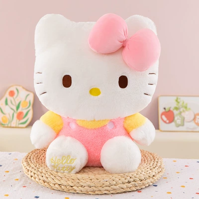 Pillow Doll Gift — Oyuncaq yastıqlar - kt-cat-sitting-style-pink-35cm