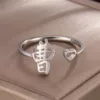 C3: Cao single silver ring-other surname contact customer service