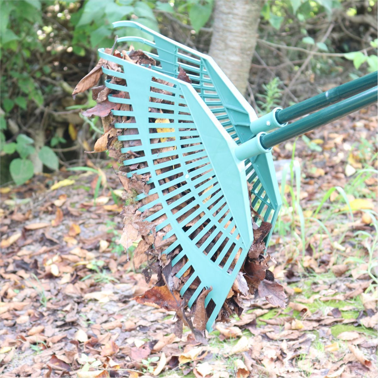 加大草耙耙子园林草耙枯叶耙园艺落叶耙园艺工具长木柄草耙树叶耙