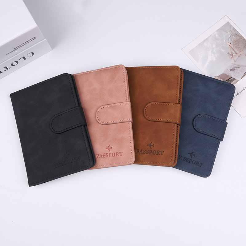 Transfronterizo 2024 nuevo pasaporte multifuncional portabilletos de avión almacenamiento de documentos de viaje bolsa necesaria Amazon Hot Sale