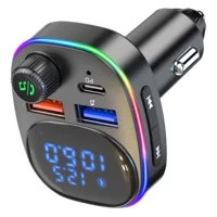 Автомобильная навигация Bluetooth голосовая трансляция U-диска без потерь звука Автомобильный мониторинг напряжения 38W Smart Quick зарядка
